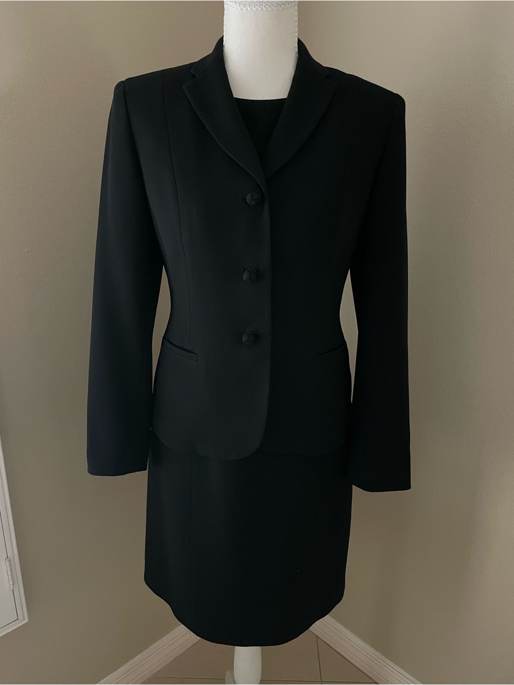 Ann Taylor Black Sheath Dress & Blazer Suit